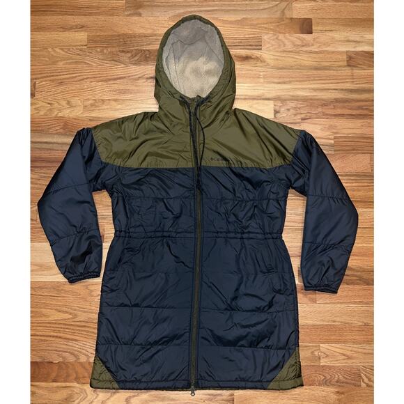 Womens Columbia Flash Challenger Sherpa Lined Jacket Black Olive Green Medium M - Picture 1 of 13